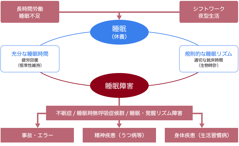 生活習慣と不眠の関係